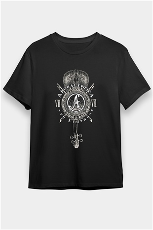 Apocalyptica Siyah Unisex Tişört T-Shirt - TişörtFabrikası