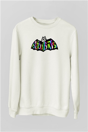 Aquabats Beyaz Unisex Sweatshirt