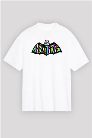 Aquabats Beyaz Oversize Tişört Oversize T-shirt - TişörtFabrikası