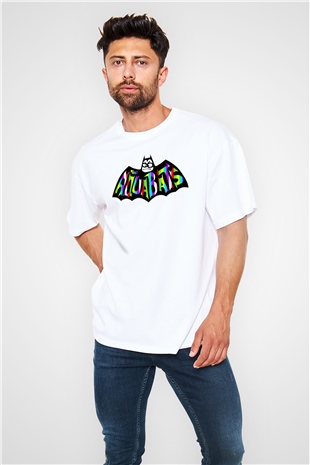 Aquabats Beyaz Oversize Tişört Oversize T-shirt - TişörtFabrikası