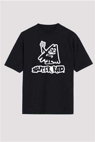 Aquabats Siyah Oversize Tişört Oversize T-shirt - TişörtFabrikası