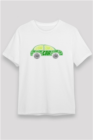 Araba tamircisi Beyaz Unisex Tişört T-Shirt - TişörtFabrikası