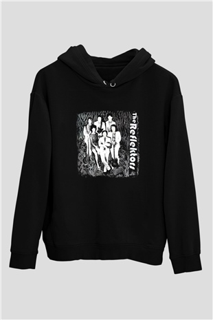 Arcade Fire Baskılı Unisex Siyah Hoodie
