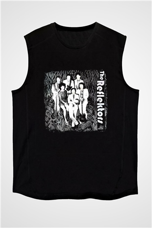 Arcade Fire Baskılı Unisex Siyah Kolsuz Tişört