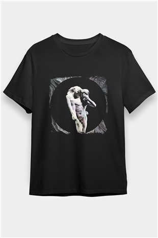 Arcade Fire Baskılı Unisex Siyah Tişört