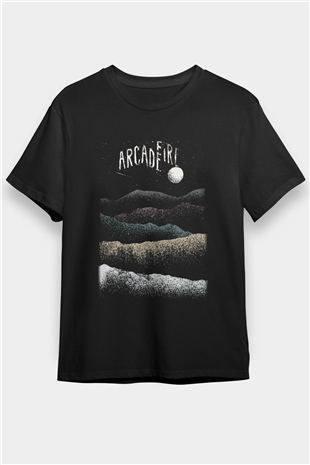 Arcade Fire Siyah Unisex Tişört T-Shirt - TişörtFabrikası