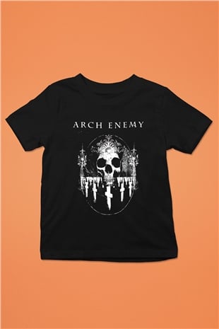 Arch Enemy Baskılı Siyah Unisex Çocuk Tişört