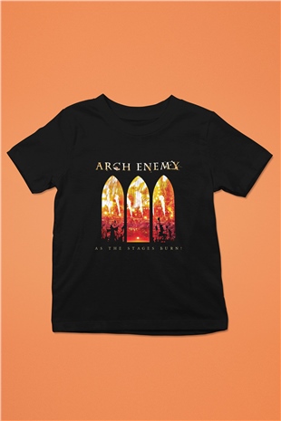 Arch Enemy Baskılı Unisex Siyah Çocuk Tişört