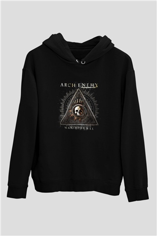 Arch Enemy Baskılı Unisex Siyah Hoodie