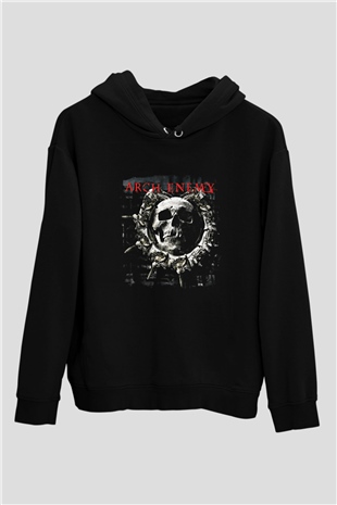 Arch Enemy Baskılı Unisex Siyah Hoodie