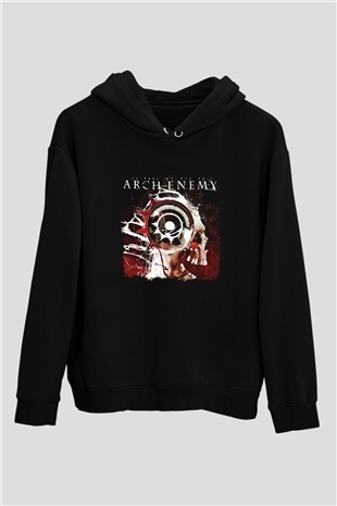 Arch Enemy Baskılı Unisex Siyah Hoodie