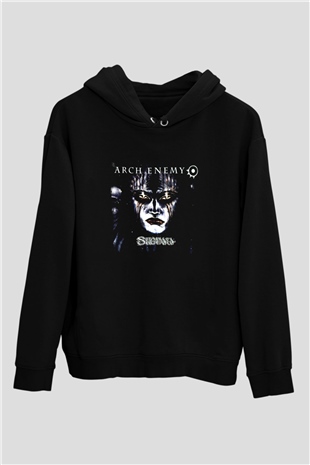 Arch Enemy Baskılı Unisex Siyah Hoodie