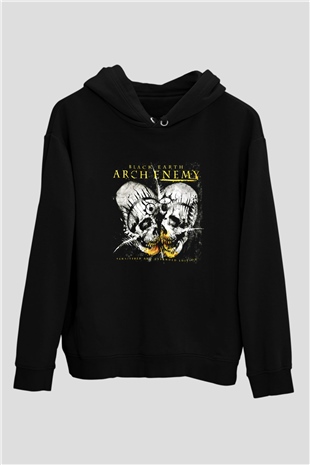 Arch Enemy Baskılı Unisex Siyah Hoodie