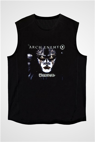Arch Enemy Baskılı Unisex Siyah Kolsuz Tişört