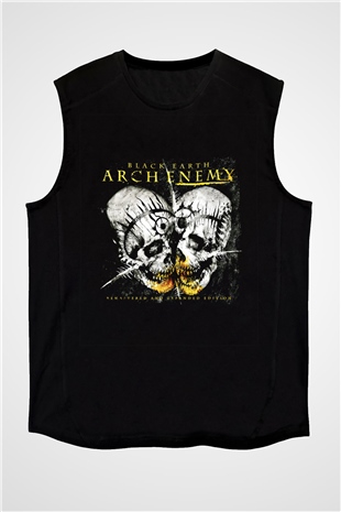 Arch Enemy Baskılı Unisex Siyah Kolsuz Tişört