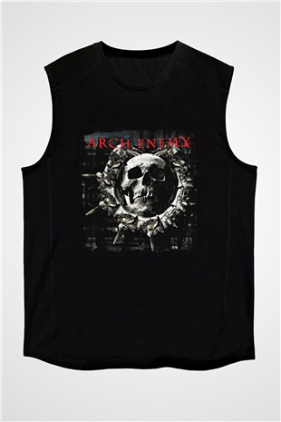 Arch Enemy Baskılı Unisex Siyah Kolsuz Tişört