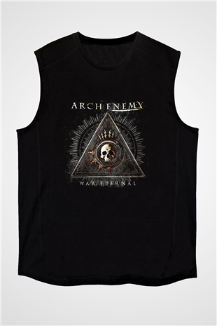 Arch Enemy Baskılı Unisex Siyah Kolsuz Tişört