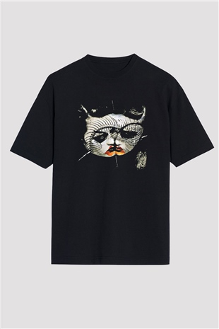 Arch Enemy Baskılı Unisex Siyah Oversize Tişört