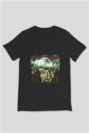 Arch Enemy Baskılı Unisex Siyah V Yaka Tişört