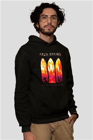 Arch Enemy Siyah Unisex Hoodie