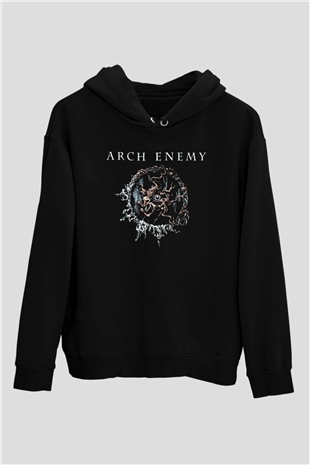 Arch Enemy Siyah Unisex Kapüşonlu Sweatshirt