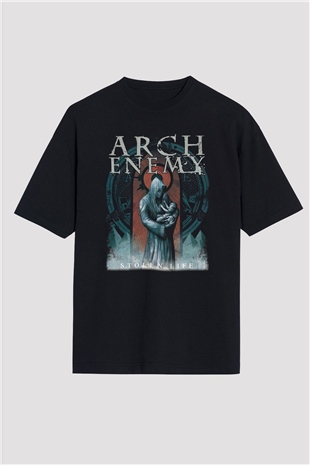 Arch Enemy Siyah Unisex Oversize Tişört T-Shirt