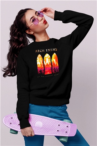 Arch Enemy Siyah Unisex Sweatshirt