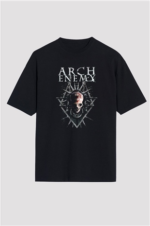 Arch Enemy Siyah Oversize Tişört Oversize T-shirt - TişörtFabrikası