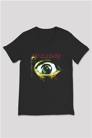 Arch Enemy Siyah Unisex V Yaka Tişört T-Shirt