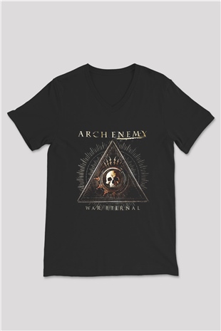 Arch Enemy Siyah Unisex V Yaka Tişört T-Shirt