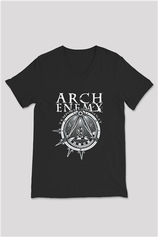 Arch Enemy Siyah Unisex V Yaka Tişört T-Shirt