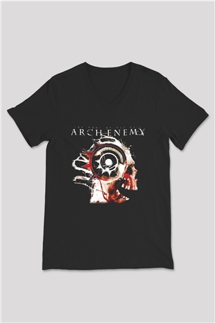 Arch Enemy Siyah Unisex V Yaka Tişört T-Shirt