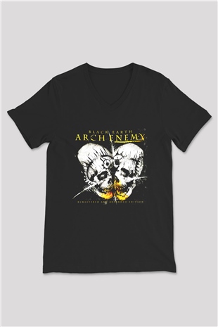 Arch Enemy Siyah Unisex V Yaka Tişört T-Shirt