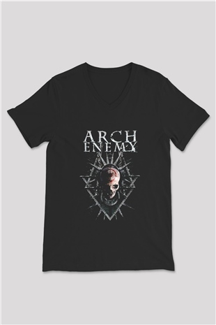 Arch Enemy Siyah Unisex V Yaka Tişört