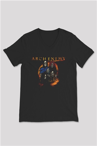 Arch Enemy Siyah Unisex V Yaka Tişört