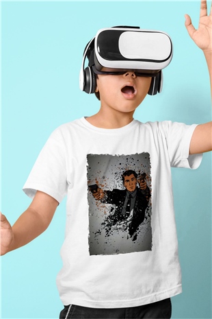 Archer Beyaz Unisex Çocuk Tişört