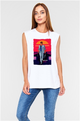 Archer Beyaz Unisex Kolsuz Tişört