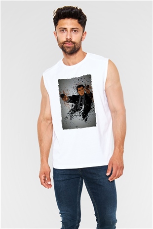 Archer Beyaz Unisex Kolsuz Tişört