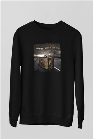 Architects Baskılı Unisex Siyah Sweatshirt