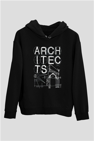Architects Siyah Unisex Hoodie