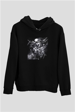 Architects Siyah Unisex Kapüşonlu Sweatshirt