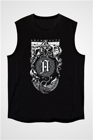 Architects Siyah Unisex Kolsuz Tişört