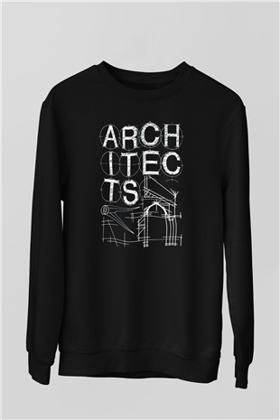 Architects Siyah Unisex Sweatshirt