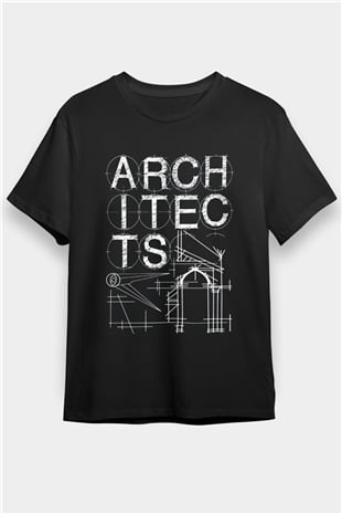 Architects Siyah Unisex Tişört T-Shirt - TişörtFabrikası