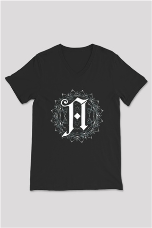 Architects Siyah Unisex V Yaka Tişört T-Shirt
