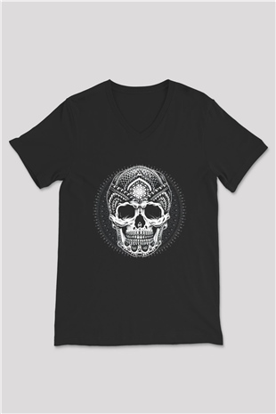 Architects Siyah Unisex V Yaka Tişört T-Shirt