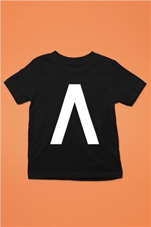 Archive Baskılı Unisex Siyah Çocuk Tişört - Tshirt