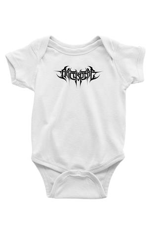 Archspire Baskılı Beyaz Unisex Bebek Body - Zıbın