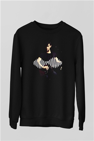 Arctic Monkeys Alex Turner Siyah Unisex Sweatshirt