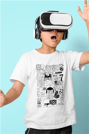 Arctic Monkeys Anticipation Beyaz Unisex Çocuk Tişört